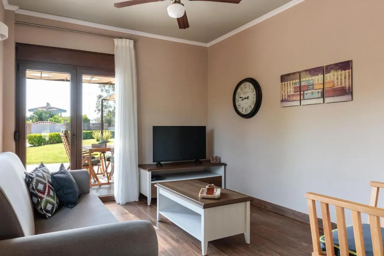 Living room opening onto the terrace